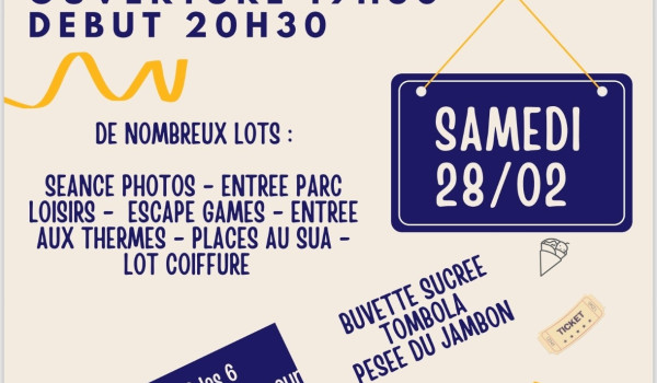 Loto de la Cantine Scolaire